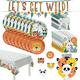 Get Wild Jungle Birthday Party Kit for 16 Guests